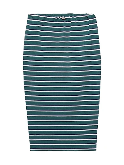 Striped Piqué Skirt