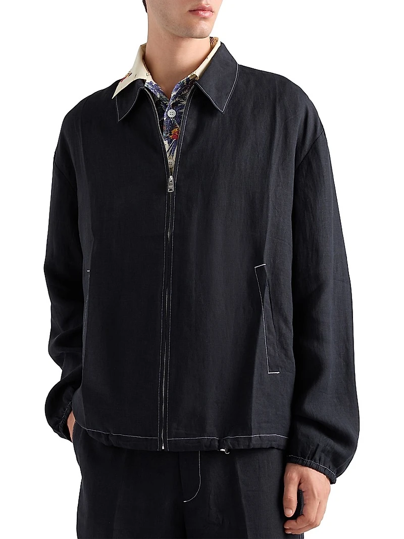 Cotton Blouson Jacket