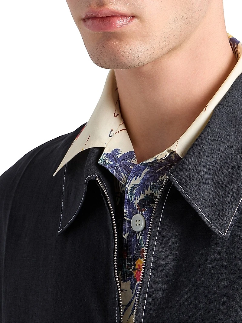 Cotton Blouson Jacket