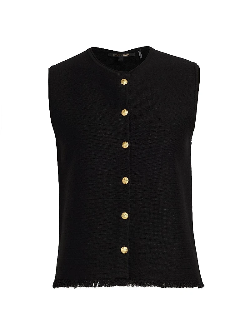Tobias Fringe-Hem Vest
