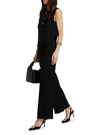 Tobias Fringe-Hem Vest