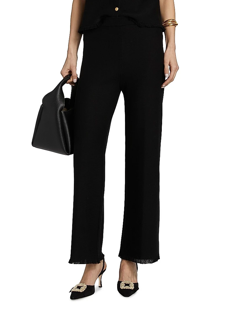 Bowen Cotton-Silk-Linen Pants