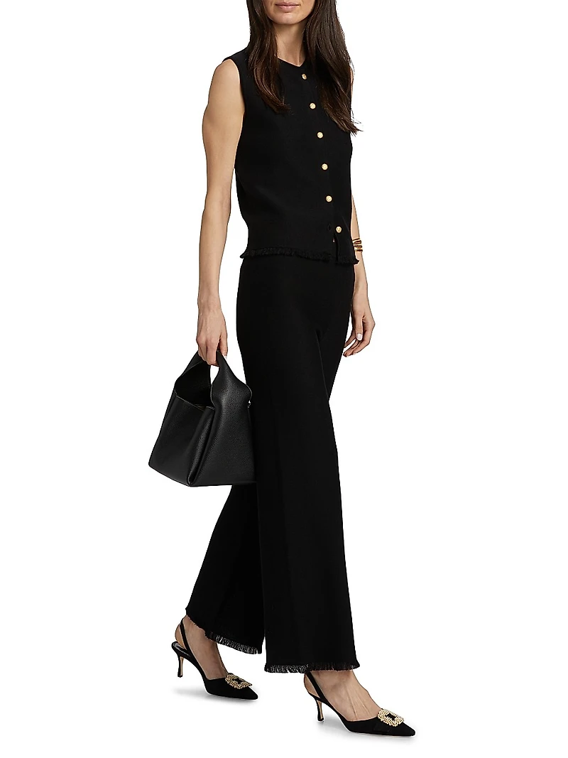 Bowen Cotton-Silk-Linen Pants