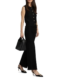 Bowen Cotton-Silk-Linen Pants