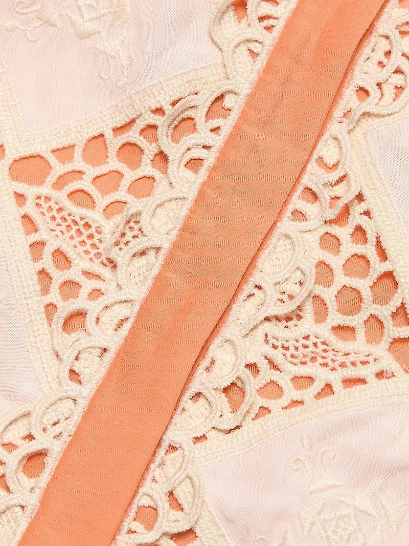 Novi Cotton-Silk Embroidered Blouse