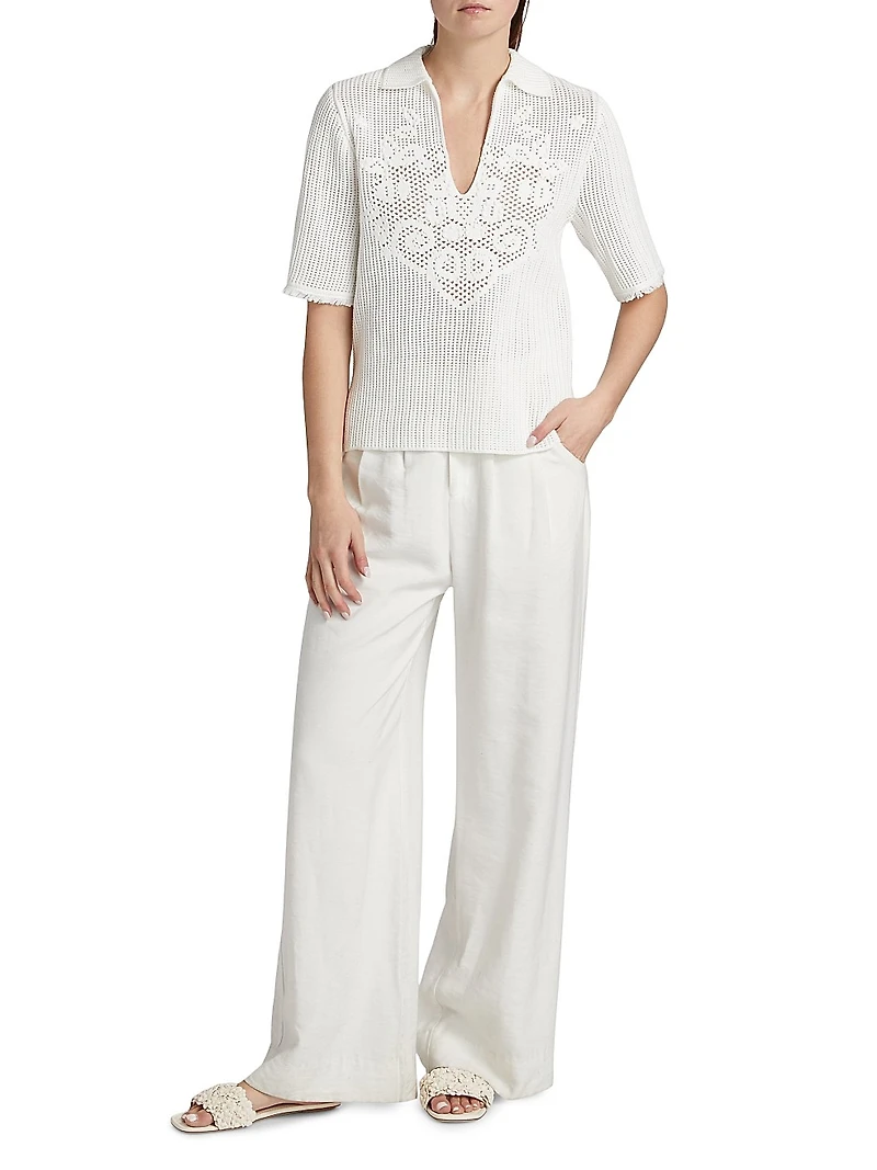 Lennon Knit Cotton Top