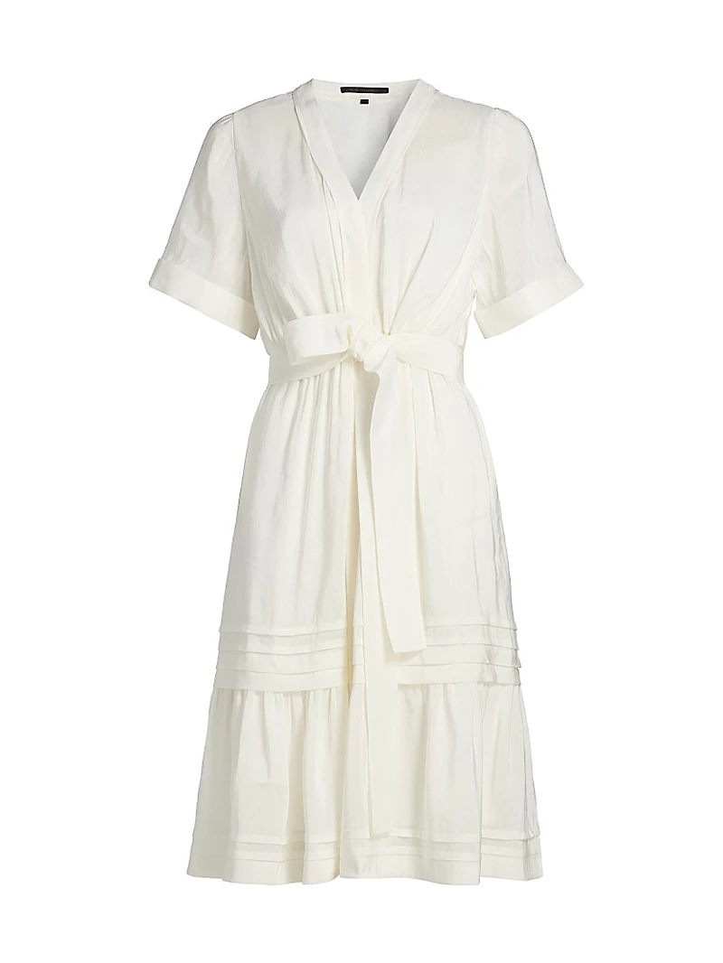 Miranda Linen-Silk Dress