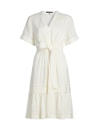 Miranda Linen-Silk Dress