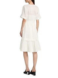 Miranda Linen-Silk Dress