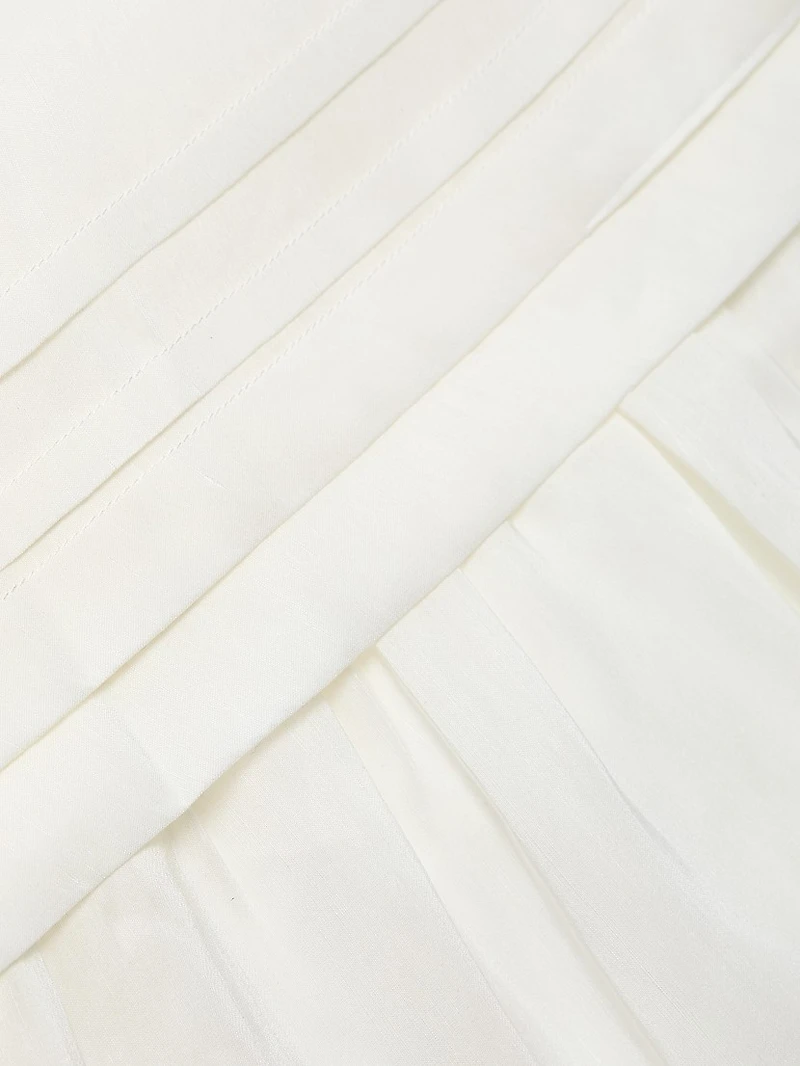 Miranda Linen-Silk Dress
