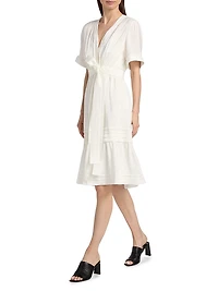 Miranda Linen-Silk Dress
