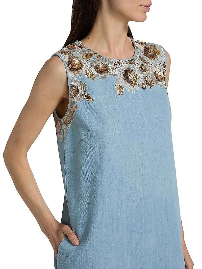 Dallas Denim Minidress