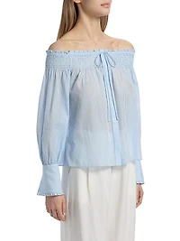 Robin Cotton-Silk Blouse