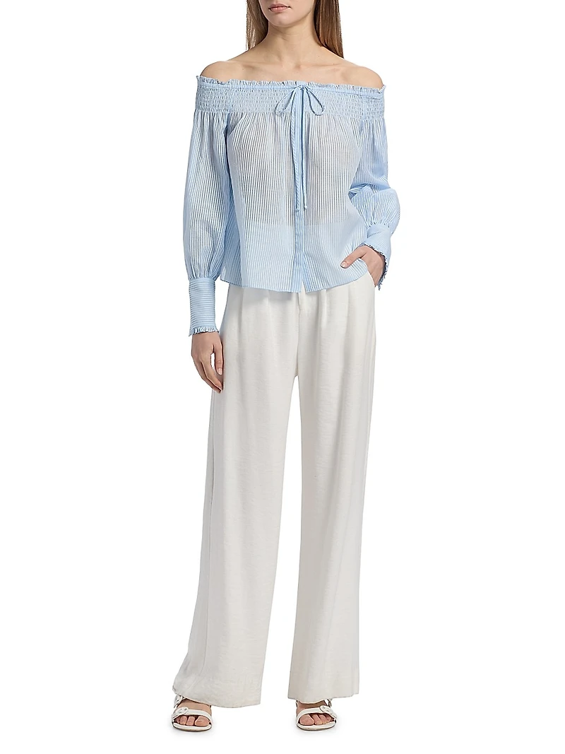 Robin Cotton-Silk Blouse