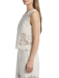 Shelly Floral Lace Blouse