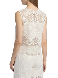 Shelly Floral Lace Blouse