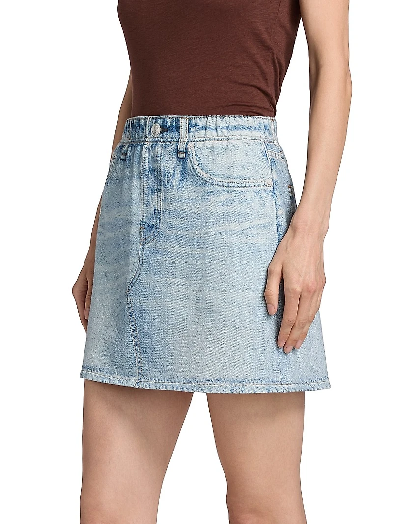 The Miramar Terry Miniskirt