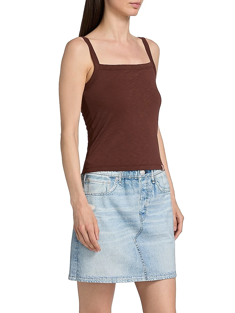 The Slub Square Neck Tank