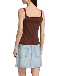 The Slub Square Neck Tank