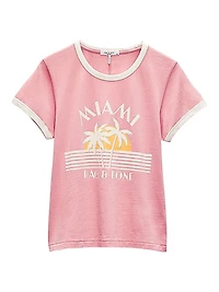 Miami Boxy Ringer T-Shirt