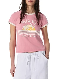 Miami Boxy Ringer T-Shirt