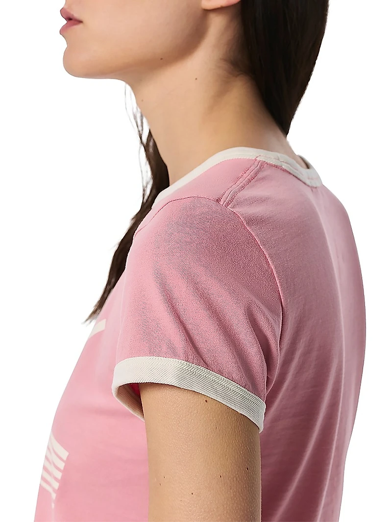 Miami Boxy Ringer T-Shirt