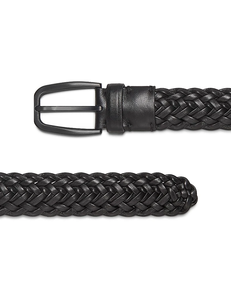 Leather Braided Belt