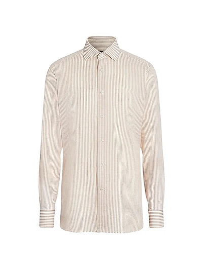 Centoventimila Cotton-Linen Shirt