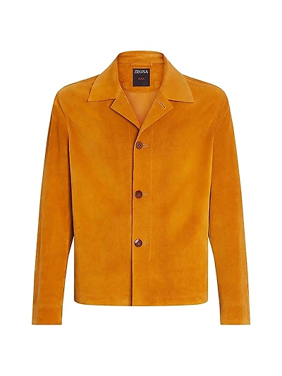 Leather Blouson Jacket