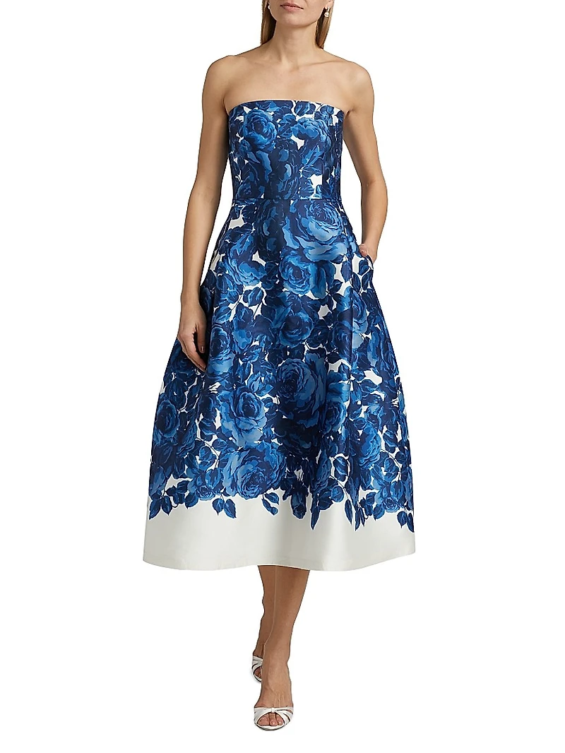 Shay Strapless Midi-Dress