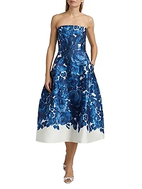 Shay Strapless Midi-Dress