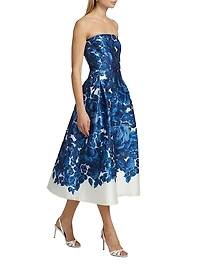 Shay Strapless Midi-Dress