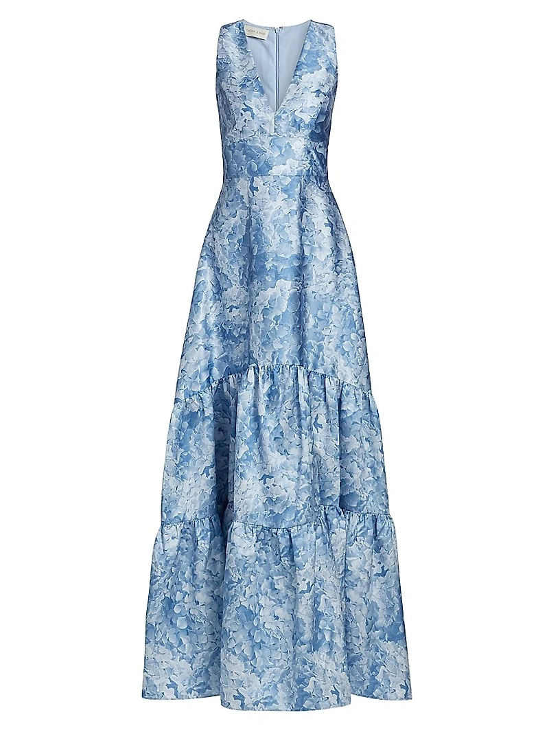 Rori Floral Sleeveless Gown