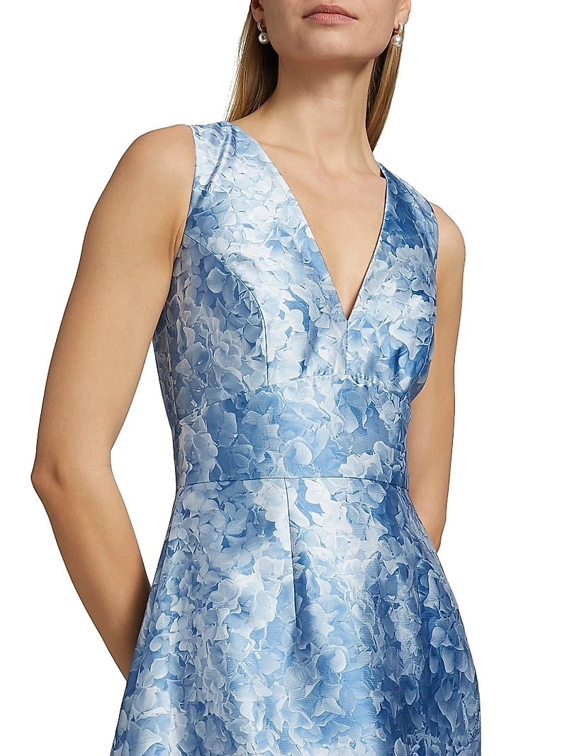 Rori Floral Sleeveless Gown