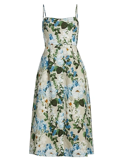 Pru Floral Midi-Dress