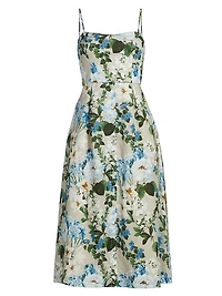 Pru Floral Midi-Dress
