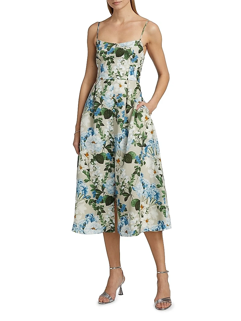Pru Floral Midi-Dress