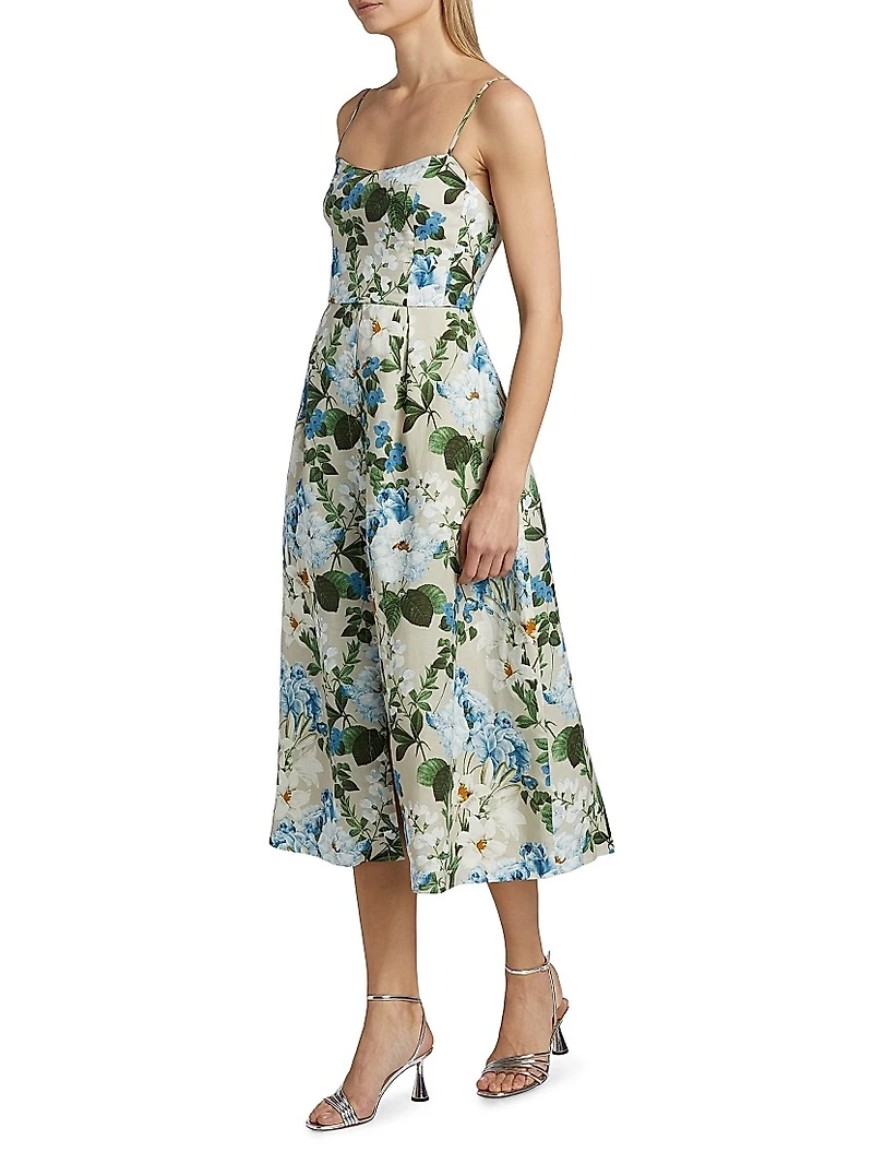 Pru Floral Midi-Dress