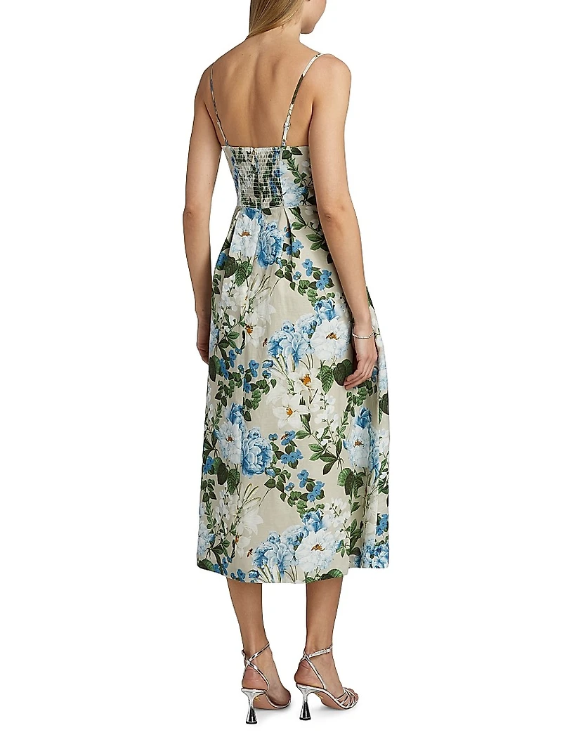 Pru Floral Midi-Dress