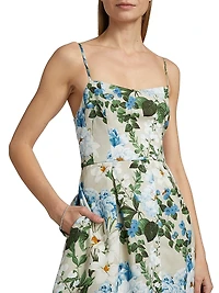 Pru Floral Midi-Dress