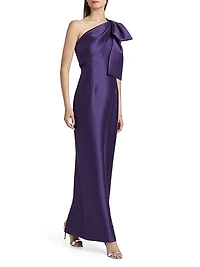 Bonnie Bow Column Gown
