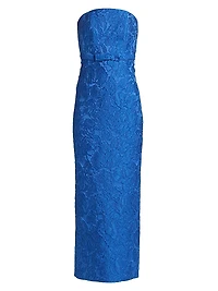 Sophia Lace Strapless Gown