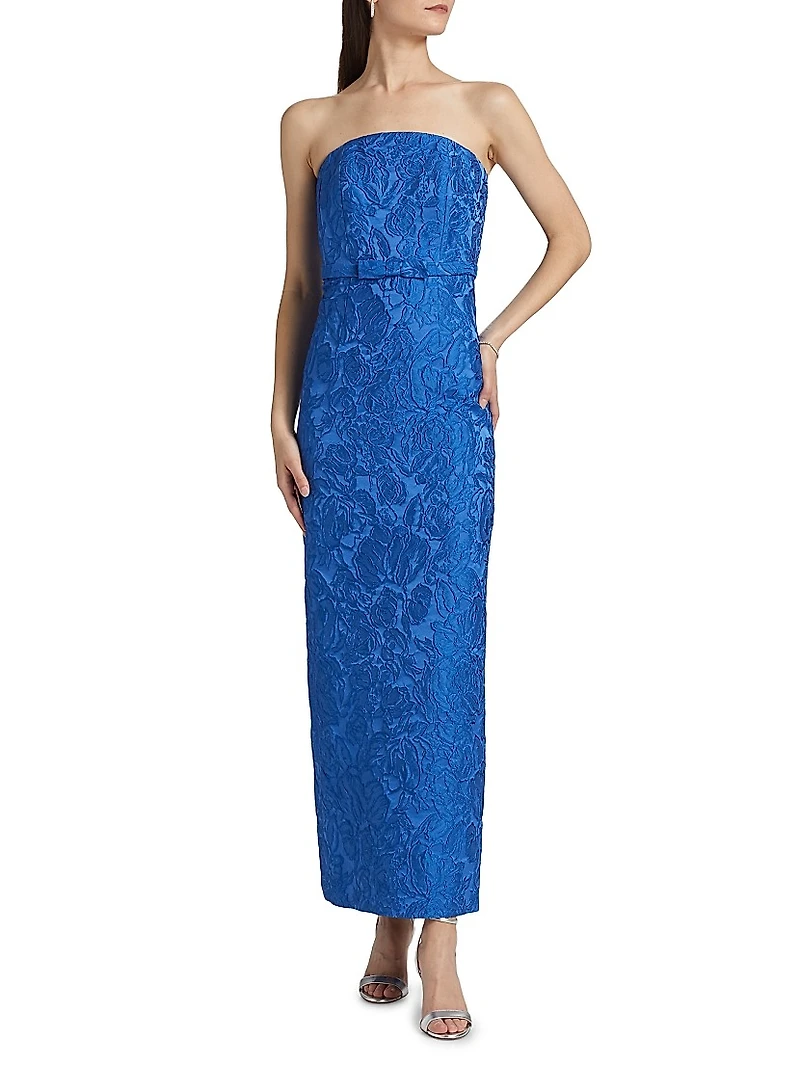 Sophia Lace Strapless Gown