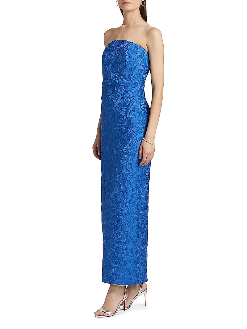 Sophia Lace Strapless Gown