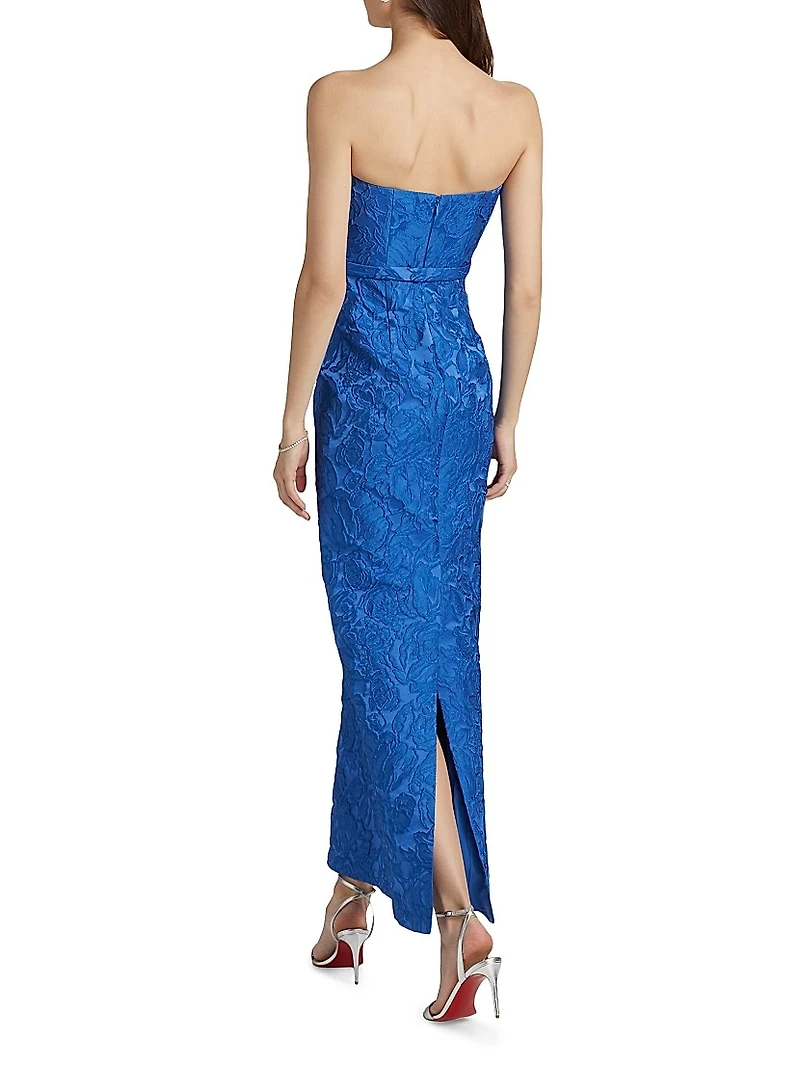 Sophia Lace Strapless Gown