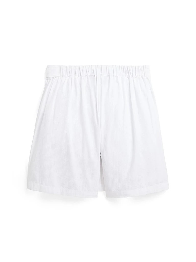 Little Girl's & Girl's Pleated Seersucker Skort