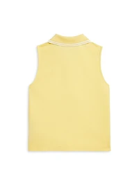 Little Girl's & Girl's Sleeveless Half-Zip Polo Shirt