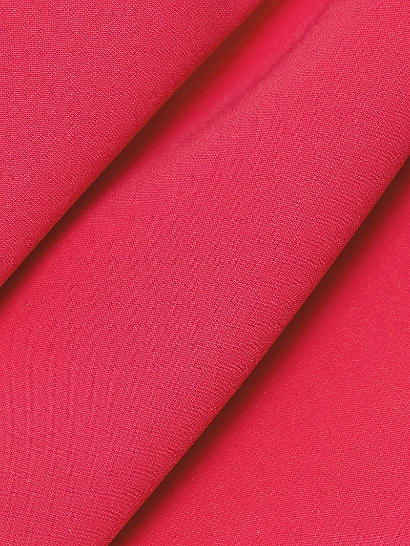 Melia Ruched Jersey V-Neck Gown