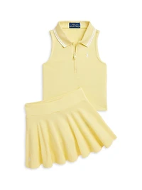 Little Girl's & Girl's Tennis Skirt
