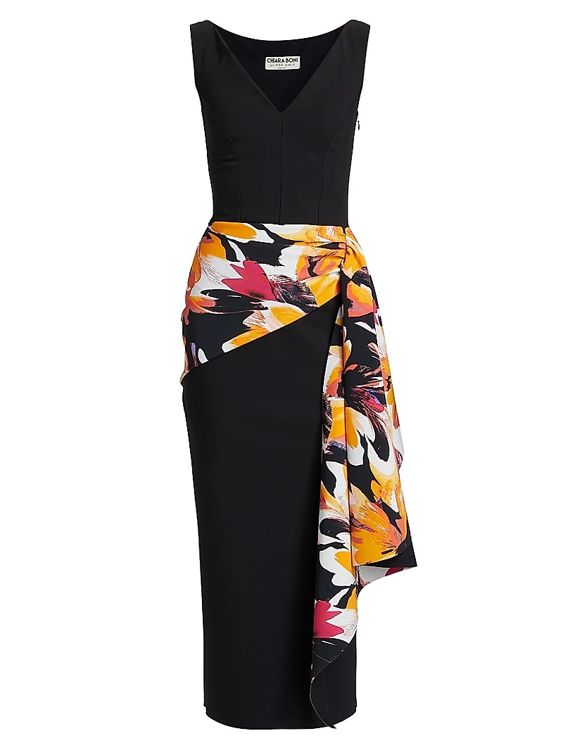 Airose Printed Sheath Dress